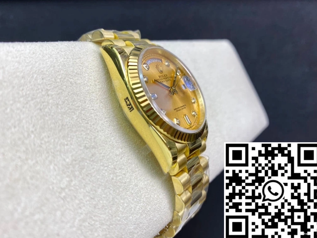 Rolex Gold Factory EW Champagne Yellow M128238-0008 Dial Day-Date 1116
